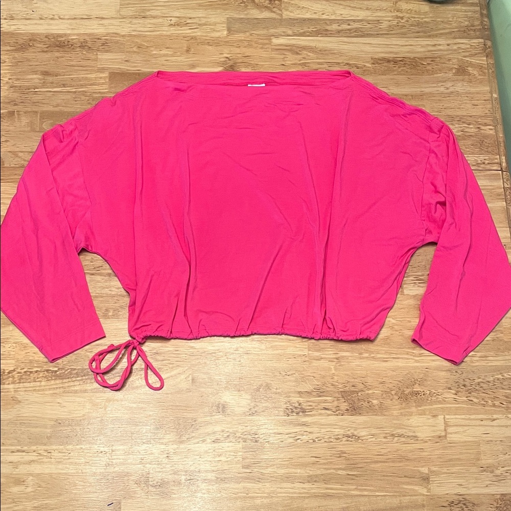 Athleta Hot Pink Long Sleeve Top